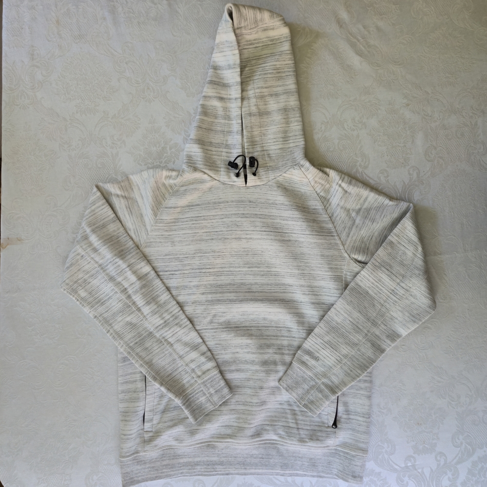 American Eagle Outfitters Active Flex Grey White Hoodie Cozy Casual Size M